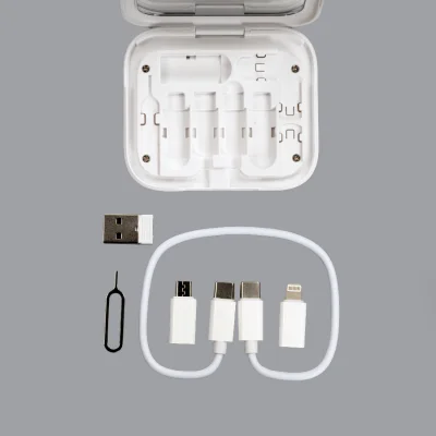 Connect Multicargador 8-en-1, con Espejo. - Regalos Corporativos