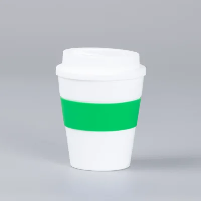 Miniatura 10 de Mug Express Cup "WHITE" 356cc con banda silicona