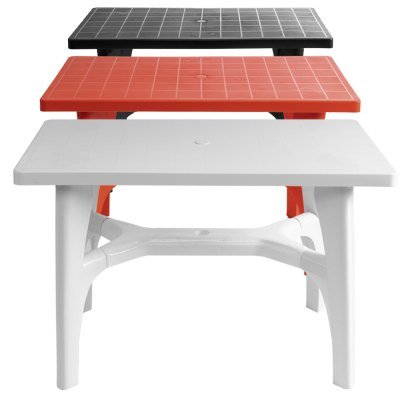 Miniatura 13 de Mesa Plástica Rectangular