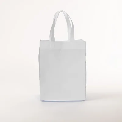 Bolsa TNT reutilizable "SAUL" con costuras termoselladas, asas 38 x 2.5 cm. - Regalos Corporativos