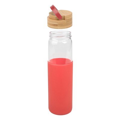 Botella de Vidrio con funda de silicona 600cc — 5