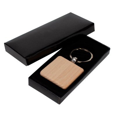 Miniatura 2 de Llavero Cuadrado de Madera