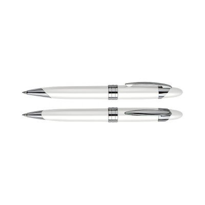 Miniatura 2 de Bolígrafo Metálico White Pearl