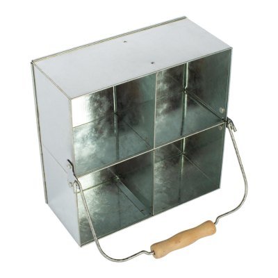 Miniatura 3 de Canasto Galvanizado con mango