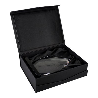Trofeo Galvano Cristal Black Diamond - Regalos Corporativos