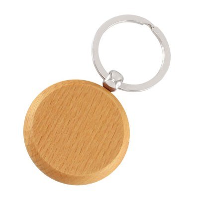 Miniatura 3 de Llavero Redondo de Madera