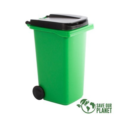 Miniatura 6 de Mini Basurero Verde de Sobremesa