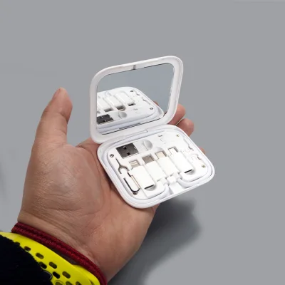 Connect Multicargador 8-en-1, con Espejo. - Regalos Corporativos