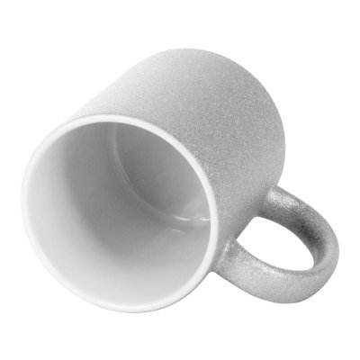 Miniatura 3 de Tazón Glitter Plateado 350cc Sublimación