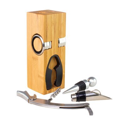 Miniatura 4 de Set de Vino rectangular de Bamboo