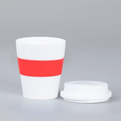 Miniatura 7 de Mug Express Cup "WHITE" 356cc con banda silicona