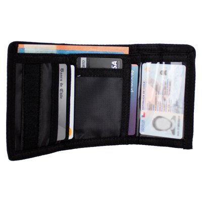 Miniatura 5 de Billetera de tela negra, para Sublimación