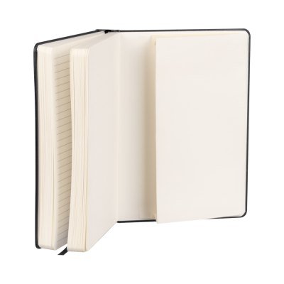 Miniatura 16 de Cuaderno "ROMA" con tapa dura de Eco-Cuero y 196 hojas.