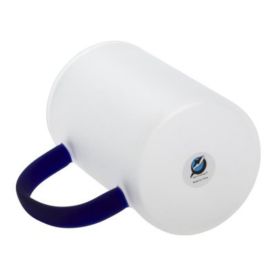 Miniatura 4 de Tazón Vidrio Empavonado 330cc Sublimación, asa color.