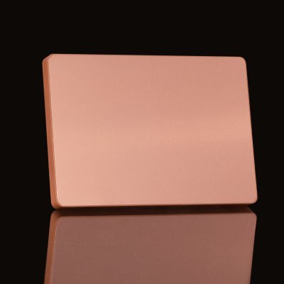 Miniatura 2 de Placa Galvano encobrizado "BLOCK"