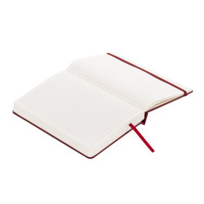 Miniatura 9 de Cuaderno "ROMA" con tapa dura de Eco-Cuero y 196 hojas.