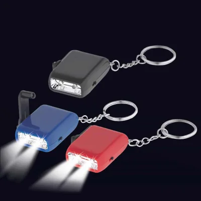 Llavero-Linterna LED Dínamo - Regalos Corporativos