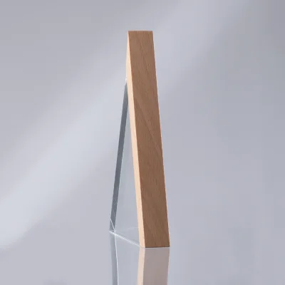 Miniatura 9 de Trofeo Galvano de Madera y Cristal "Triangle"