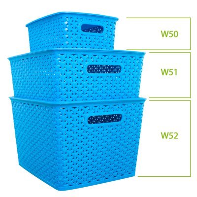 Miniatura 5 de Canasto plástico 5 lt con tapa