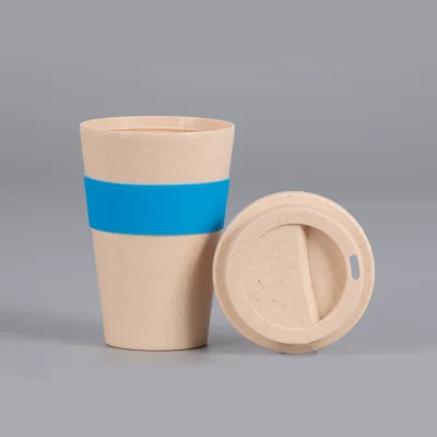 Miniatura 4 de Mug Eco Cup "WHEAT STRAW" 355cc con banda silicona