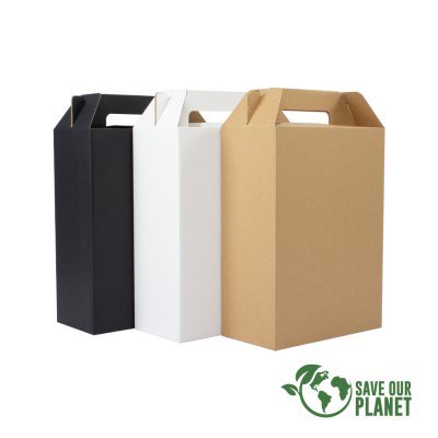 Miniatura 7 de Caja autoarmable con asas, 26x35x13 cm