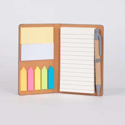 Miniatura 19 de Libreta Memo Set "AURORA" de Eco-Cuero, con Bolígrafo.