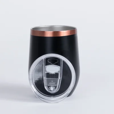 Miniatura 3 de Vaso térmico negro/encobrizado "LEEDS" 350cc