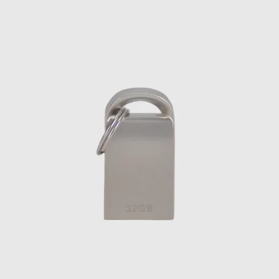 Miniatura 2 de USB 2.0 Mini-Pendrive "Lock" de Acero inoxidable 32GB