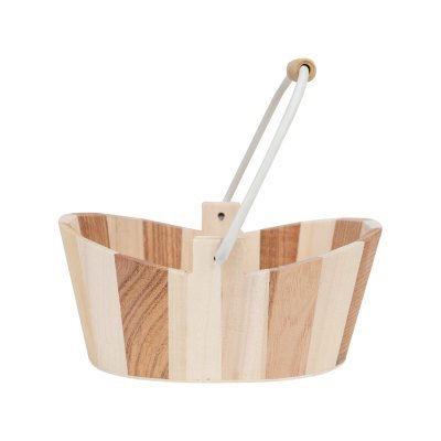 Miniatura 3 de Canasto ovalado de Madera