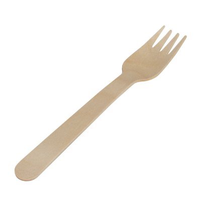 Miniatura 2 de Bolsa con 100 tenedores de madera de Abedul