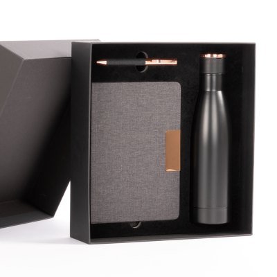 Miniatura 4 de Set de Regalo "EPIC" negro con detalles encobrizados.