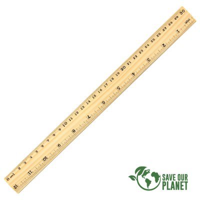 Miniatura 3 de Regla de Madera 30 cm