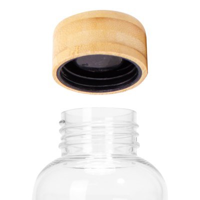 Botella PET tapa bamboo "AINOA" 550cc — 3