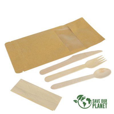 Miniatura 9 de Set de cubiertos Sustentable bolsa ZIP