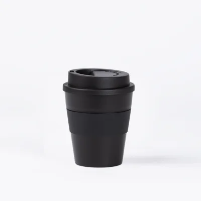 Miniatura 6 de Mug Express Cup "BLACK" 356cc con banda silicona
