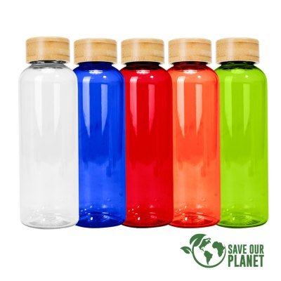 Botella PET tapa bamboo "AINOA" 550cc — 21