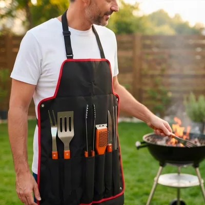 Miniatura 4 de Delantal BBQ con 9 Herramientas