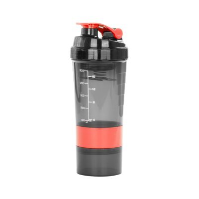 Miniatura 8 de Vaso Gym para batidos proteína "SHAKE", con 4 compartimentos.