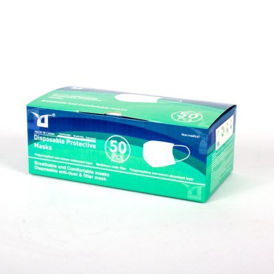 CAJA de 50 mascarillas 3 capas No-médica / B.F.E. 95% - Regalos Corporativos