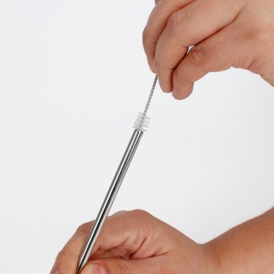 Miniatura 5 de Set Bombillas metálicas en estuche de Lino