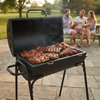 Miniatura 10 de Parrilla "Tambor" para Carbón