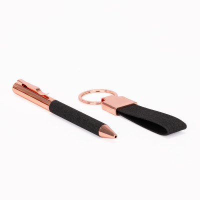 Miniatura 2 de Set de Regalo "MINE" negro con detalles encobrizados.