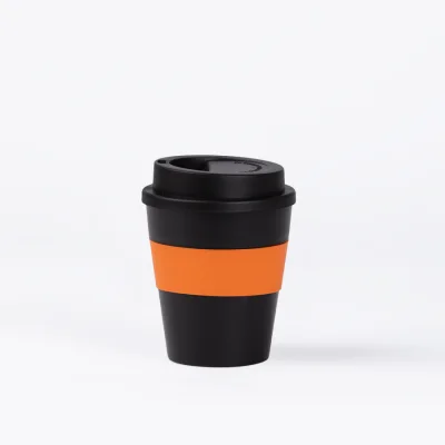 Miniatura 4 de Mug Express Cup "BLACK" 356cc con banda silicona