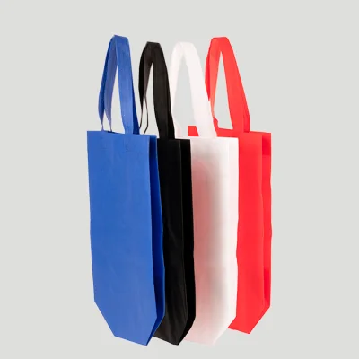 Bolsa TNT reutilizable "SAUL" con costuras termoselladas, asas 38 x 2.5 cm. - Regalos Corporativos