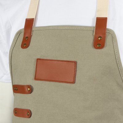 Miniatura 11 de Pechera Asador Canvas Algodón 10 onzas