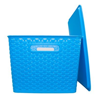 Miniatura 2 de Canasto plástico 24 lt con tapa