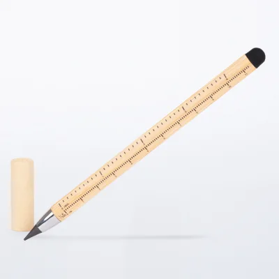 Regalo corporativo Lápiz de Bamboo con punta Tungsteno, Puntero Touch-Screen y regla de medir