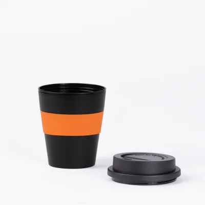 Miniatura 5 de Mug Express Cup "BLACK" 356cc con banda silicona