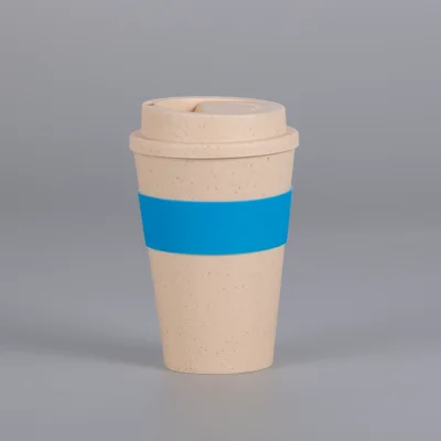 Miniatura 3 de Mug Eco Cup "WHEAT STRAW" 355cc con banda silicona