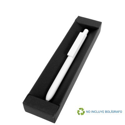 Estuche Porta-Lápiz o Bolígrafo, en cartón negro.